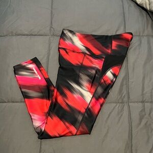 DSG Women's Red and Black Leggings NWOT size s